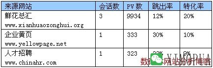 其他网站来源分析