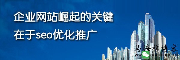 企业网站崛起的关键在于seo优化推广-马海祥博客